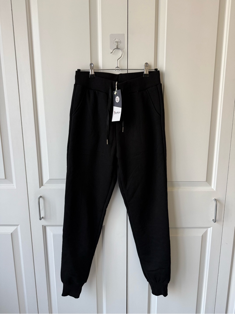 NWT Yeokou Women's Warm Sherpa Lined Athletic Sweatpants Jogger Fleece Pants Siz